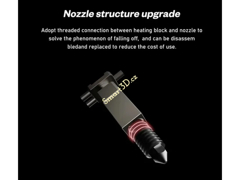 Hotend pro Bambulab s výměnnými tryskami TZ 3.0 - pro řadu X1