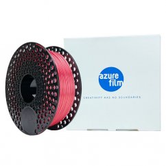 Filament AzureFilm / PLA SILK / RŮŽOVO-ČERVENÁ / 1,75 mm / 1 kg.