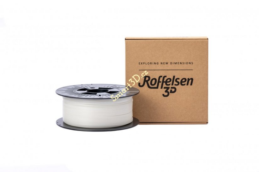 Filament Roffelsen3D / PLA / PRŮSVITNÁ / 1,75 mm / 1 kg