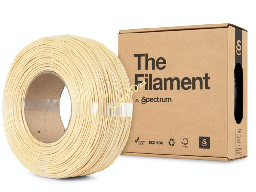 ReFill TheFilament / PLA High speed / BÉŽOVÁ "GRID" / 1,75 mm / 1 kg