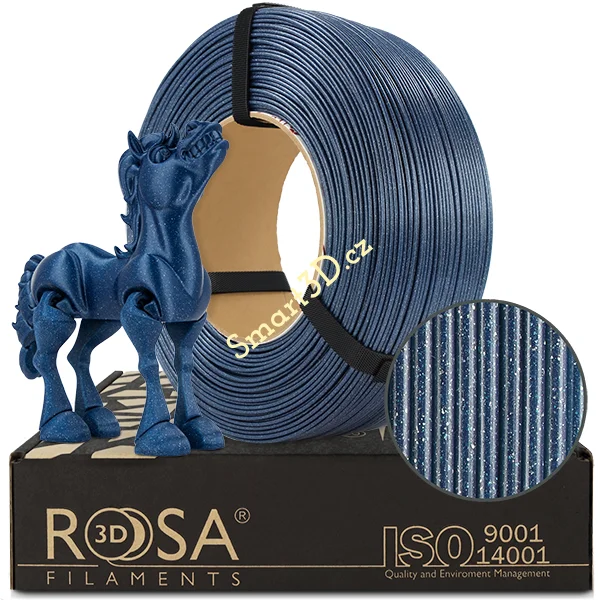 ReFill ROSA3D / PLA GALAXY / NAVY BLUE / 1,75 mm / 1 kg