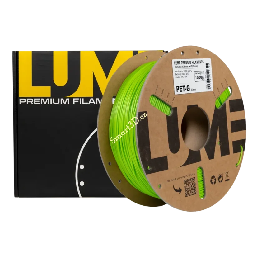 Filament LUME / PETG / LIME / 1,75 mm / 1 kg