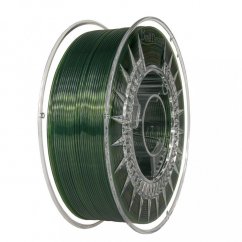 Filament DEVIL DESIGN / PETG / GREEN TRANSPARENT / 1,75 mm / 1 kg.