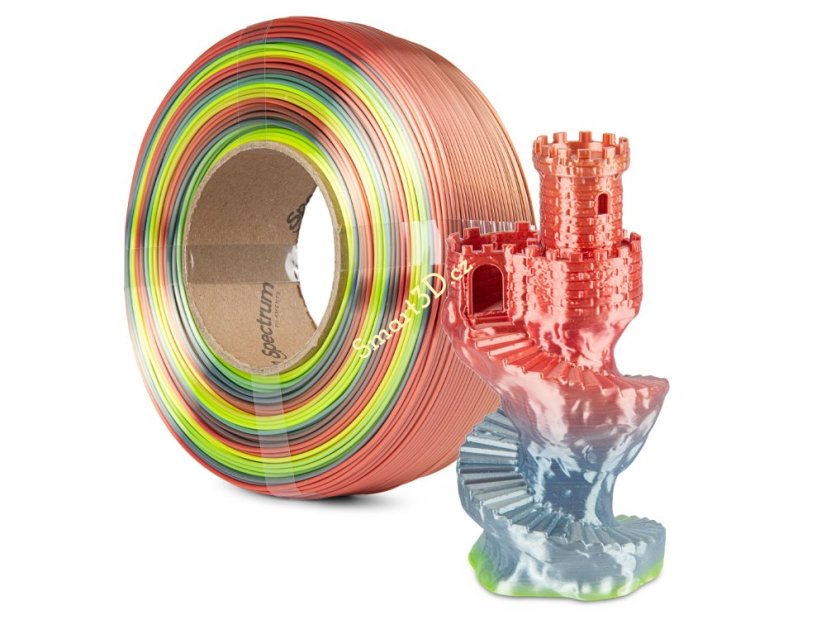 ReFill SPECTRUM / PLA SILK RAINBOW / FUSION / 1,75 mm / 1 kg