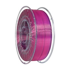 Filament DEVIL DESIGN / PLA SILK DUAL / PERLEŤOVĚ RŮŽOVÁ + STUDENĚ ZELENÁ / 1,75 mm / 1 kg.