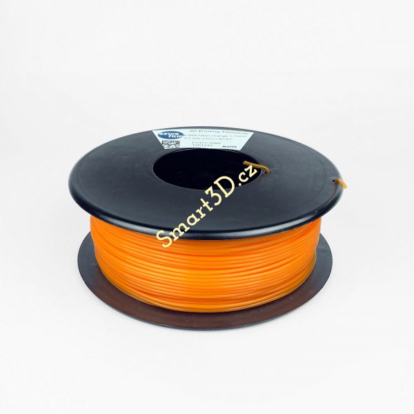 Filament AzureFilm / FLEXIBLE 98A / NEON ORANGE / 1,75 mm / 650 g.