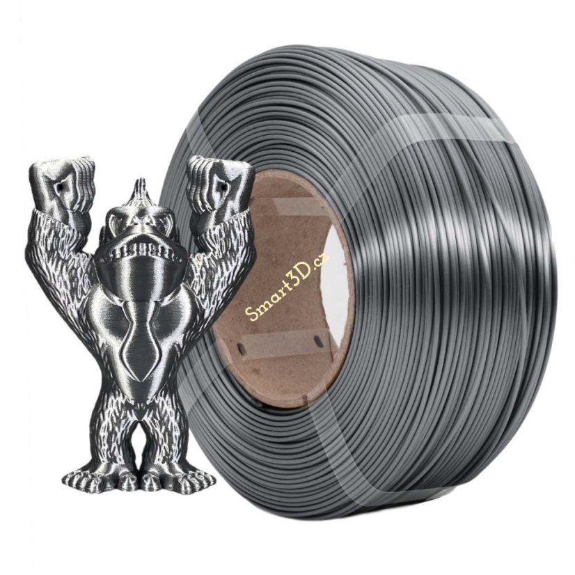Refill AzureFilm / PLA SILK / GRAPHITE GREY / 1,75 mm / 1 kg.