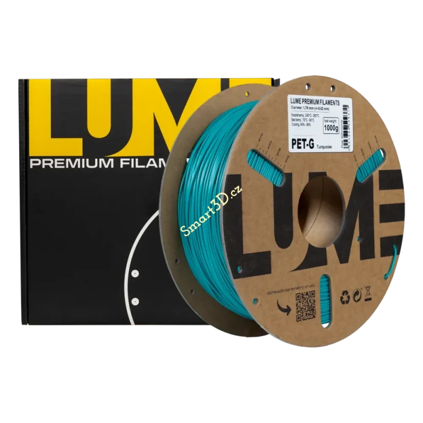 Filament LUME / PETG / TYRKYSOVÁ / 1,75 mm / 1 kg