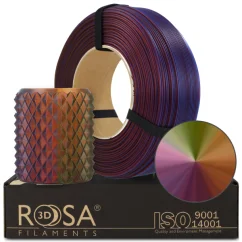ReFill ROSA3D / PLA MAGIC SILK / VINTAGE GLASS / 1,75 mm / 1 kg