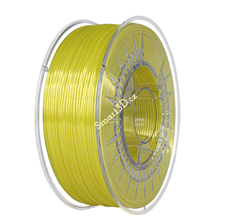 Filament DEVIL DESIGN / PLA SILK / ŽLTÁ "SUPER" / 1,75 mm / 1 kg. Filament DEVIL DESIGN / PLA SILK / ŽLTÁ "SUPER" / 1,75 mm / 1 kg.