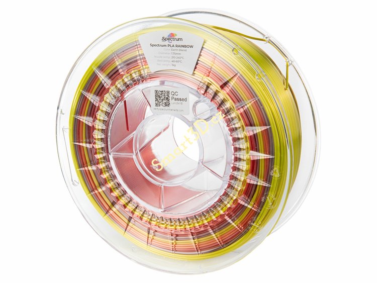 Filament SPECTRUM / PLA SILK RAINBOW / EARTH BLEND / 1,75 mm / 1 kg