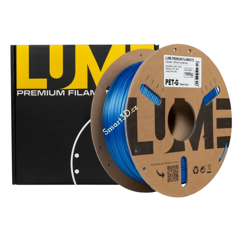 Filament LUME / PETG / PERLEŤOVĚ MODRÁ / 1,75 mm / 1 kg