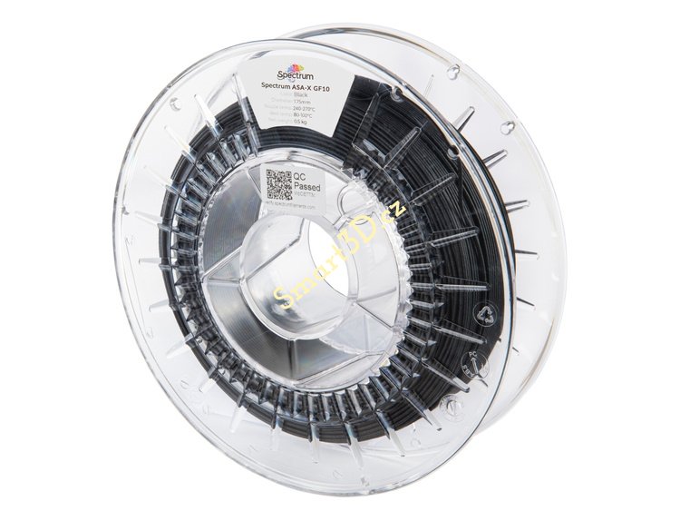 Filament SPECTRUM / ASA-X GF10 / DOPRAVNÍ ČERNÁ / 1,75 mm / 0,5 kg