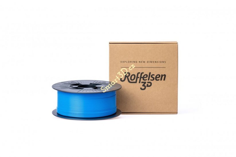 Filament Roffelsen3D / PETG / SVĚTLE MODRÁ / 1,75 mm / 1 kg