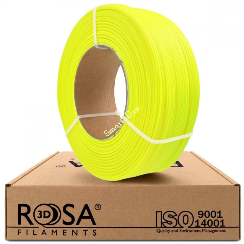 ReFill ROSA3D / PLA Starter / NEONOVĚ ŽLUTÁ / 1,75 mm / 1 kg