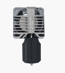 Complete hotend assembly with stainless steel nozzle 0,2 mm - P1