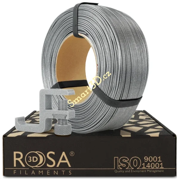 Rosa3D - PCTG - Blanc Neige (Winter White) - 1,75 mm - 1 kg Refill avec RFID TigerTag main image 1