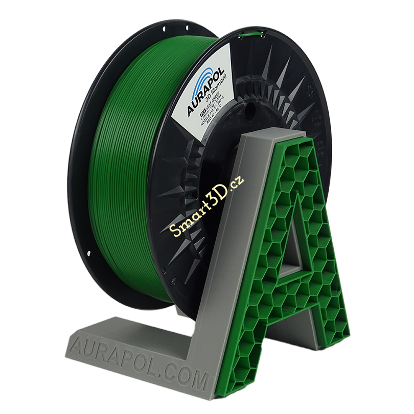 Filament AURAPOL / PLA / LISTOVÁ ZELENÁ / 1,75 mm / 1 kg.