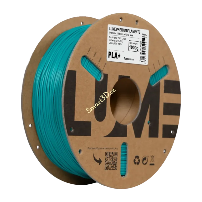 Filament LUME / PLA+ / TYRKYSOVÁ / 1,75 mm / 1 kg