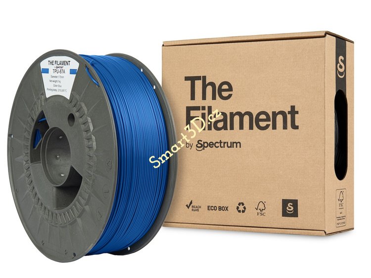 Filament TheFilament / TPU-87A / MODRÁ / 1,75 mm / 1 kg
