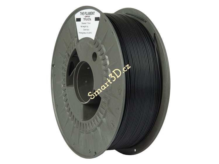 Filament TheFilament / TPU-87A / ČIERNA / 1,75 mm / 1 kg