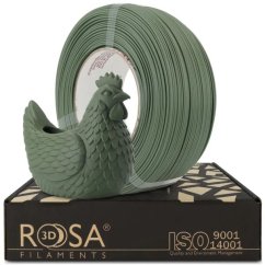 ReFill ROSA3D / PLA SPEED MATT / ZELENÁ "SAGE" / 1,75 mm / 1 kg