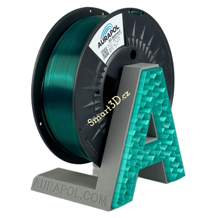Filament AURAPOL / PETG / MYSTERIOUS ATLANTIS TRANSPARENT / 1,75 mm / 1 kg. Filament AURAPOL / PETG / MYSTERIOUS ATLANTIS TRANSPARENT / 1,75 mm / 1 kg.
