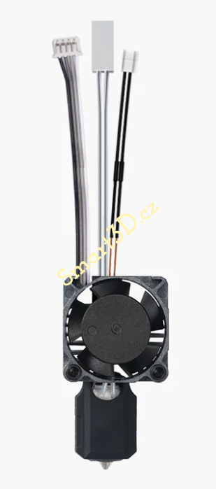 Complete hotend assembly with stainless steel nozzle 0,2 mm - X1C