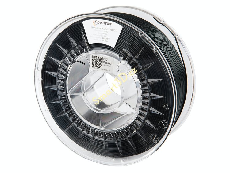 Filament SPECTRUM / PC/ABS / FR V0 / ČERNÁ / 1,75 mm / 1 kg