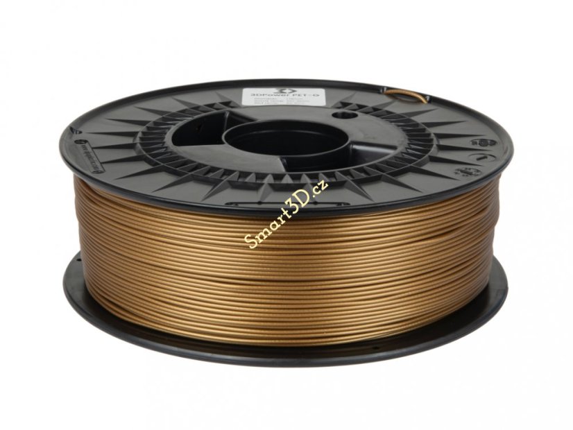 Filament 3D POWER / Basic PETG / ZLATÁ / 1,75 mm / 1 kg.