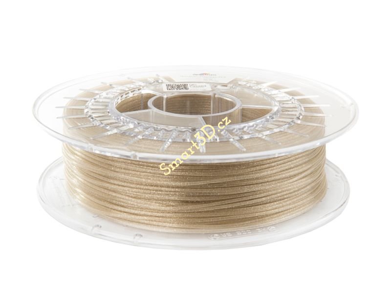 Filament SPECTRUM / PLA GLITTER / CLEAR GOLD / 1,75 mm / 0,5 kg