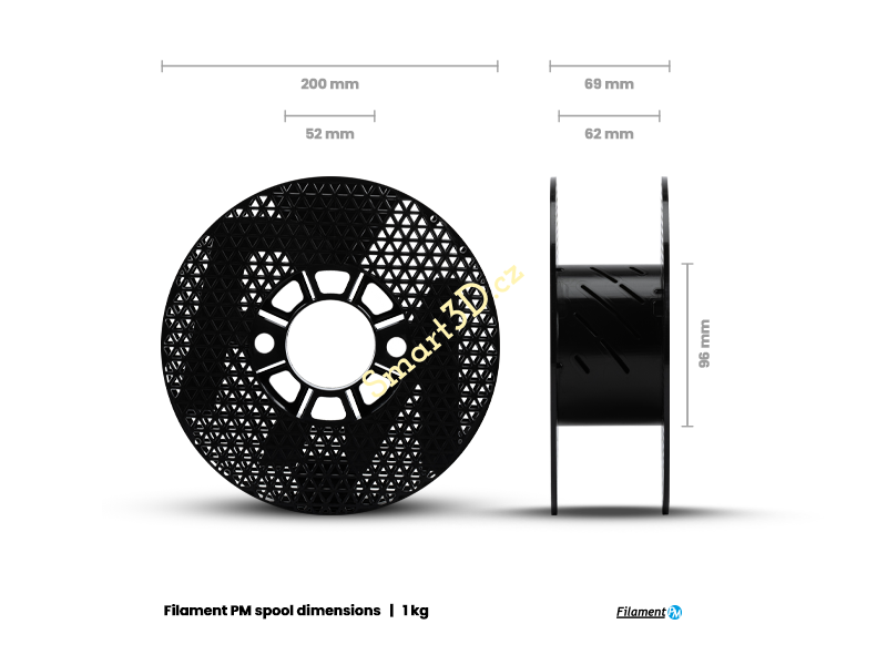 Filament FILAMENT-PM / PLA SILK / "Sunny Yelow" / 1,75 mm / 1 kg.