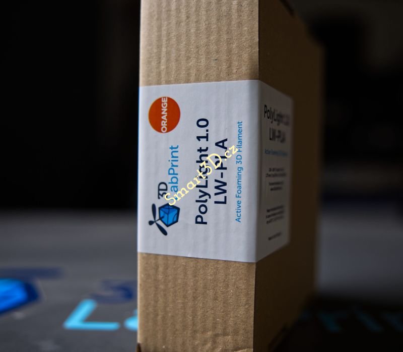 Filament 3DLabPrint / POLY LIGHT 1.0 / LW-PLA / ORANGE 1,75 mm / 1 kg