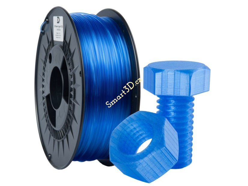 Filament 3D POWER / Hyper PCTG / MODRÁ "CRYSTAL"/ 1,75 mm / 1 kg.