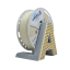 Filament AURAPOL / PLA / BÍLÁ "SKELETON" / 1,75 mm / 1 kg.