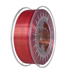 Filament DEVIL DESIGN / PLA SILK DUAL / ZLATÁ + TMAVĚ ČERVENÁ / 1,75 mm / 1 kg.
